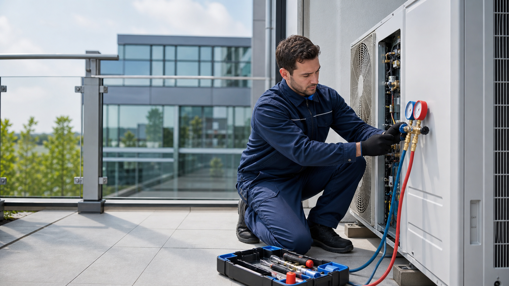 Klima VRF ve VRS servis görseli